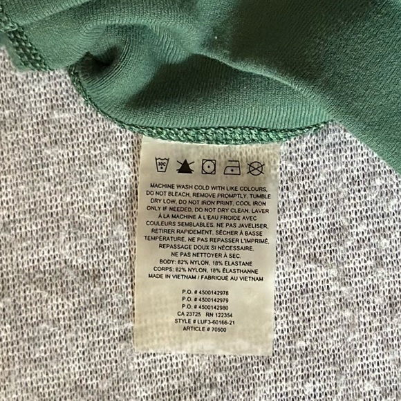 TNA Green High-Waisted Bike Shorts - Picture 4 of 4